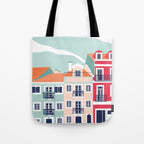 Portugal Houses Tote Bag Gallery Image 1