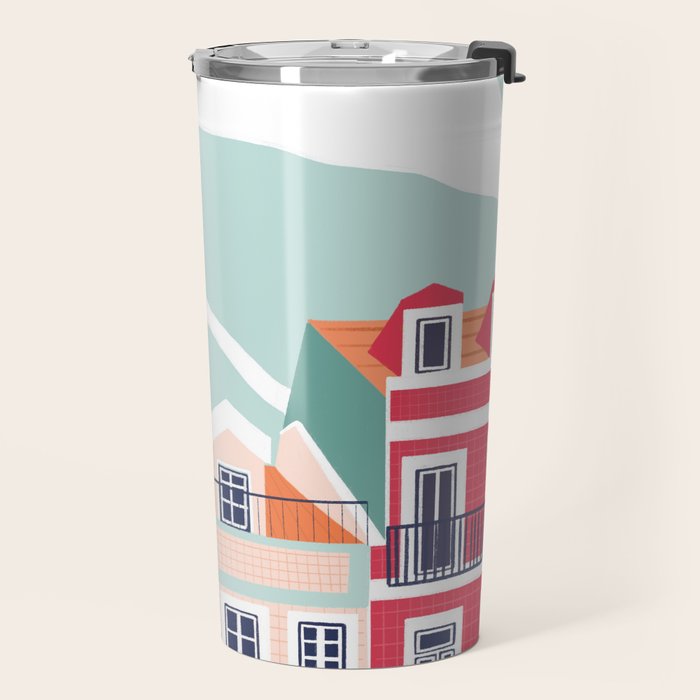 Portugal Houses Travel Mug Gallery Image 2