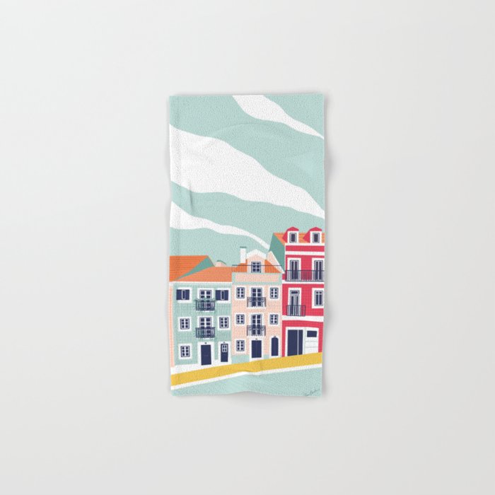 Portugal Houses Bath Towel Gallery Image 1
