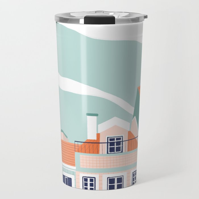 Portugal Houses Travel Mug Gallery Image 1