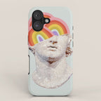 Rainbow Marble Head iPhone Case Gallery Image 1