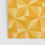 Kaleidoscope Tile Pattern XI Golden Yellow Tones Poster Gallery Image 3