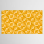 Kaleidoscope Tile Pattern XI Golden Yellow Tones Tablecloth Gallery Image 2