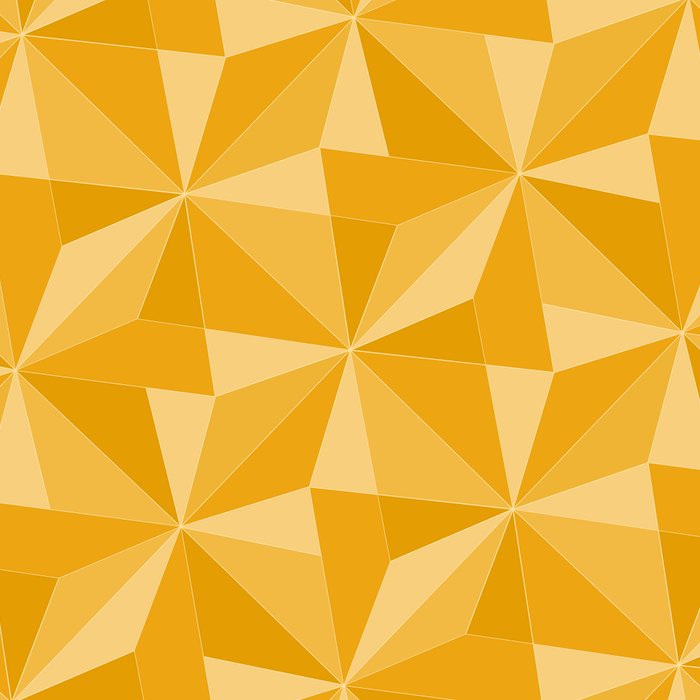 Kaleidoscope Tile Pattern XI Golden Yellow Tones Coffee Mug Gallery Image 2