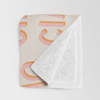Ciao Hand Lettering Throw Blanket Gallery Image 3