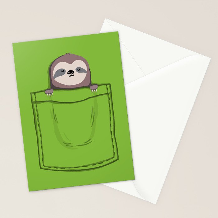 My Sleepy Pet Stationery Card Gallery Image 2