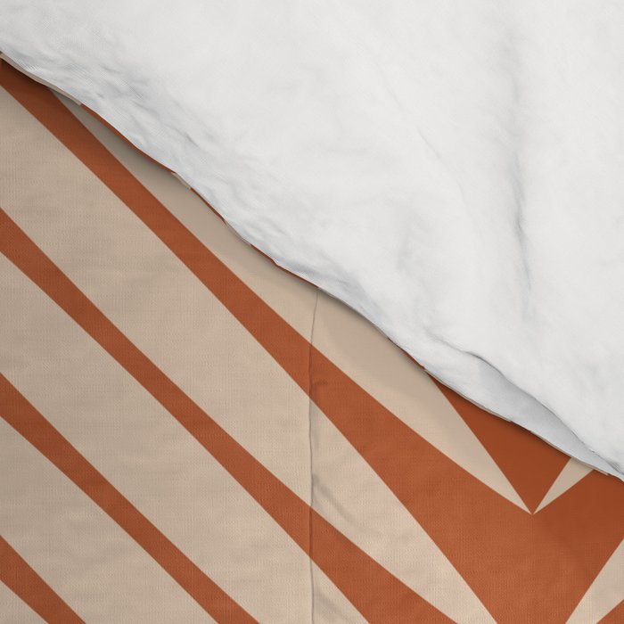 Palm Leaf Pattern - Orange Comforter Gallery Image 4