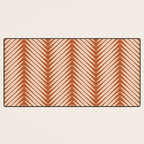 Palm Leaf Pattern - Orange Desk Mat Gallery Image 3