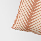 Palm Leaf Pattern - Orange Pillow Sham Gallery Image 4
