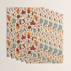 Watercolor Fall Leaves Wrapping Paper Gallery Image 3