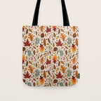 Watercolor Fall Leaves Tote Bag Gallery Image 1