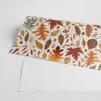 Watercolor Fall Leaves Wrapping Paper Gallery Image 2
