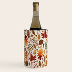 Watercolor Fall Leaves Wine Chiller Gallery Image 1