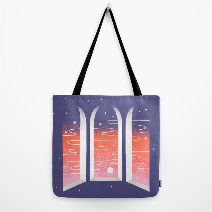 Sunset Through Windows Tote Bag Gallery Image 2