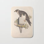 Bird Divinations: Peregrine Falcon (about: almanacofbirds.org) Bath Mat Gallery Image 1