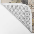 Bird Divinations: Peregrine Falcon (about: almanacofbirds.org) Bath Mat Gallery Image 2