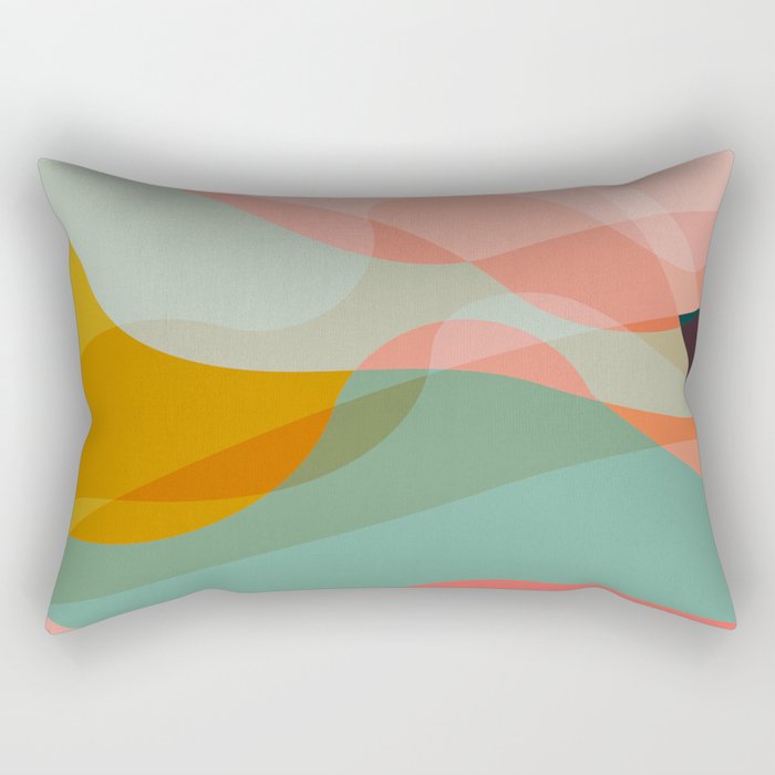 abstract shapes 3 Rectangular Pillow Gallery Image 1