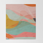 abstract shapes 3 Throw Blanket Gallery Image 2