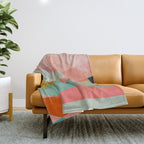 abstract shapes 3 Throw Blanket Gallery Image 1