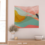 abstract shapes 3 Wall Tapestry Gallery Image 2