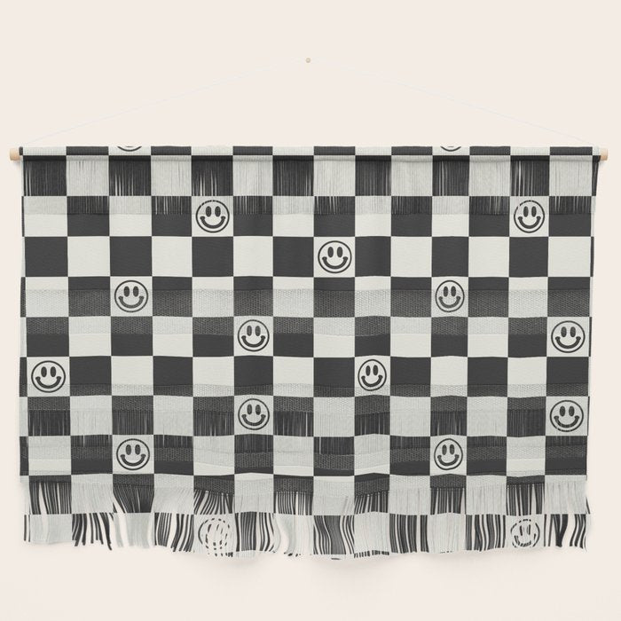 Smiley Face & Checkerboard  Wall Hanging Gallery Image 1