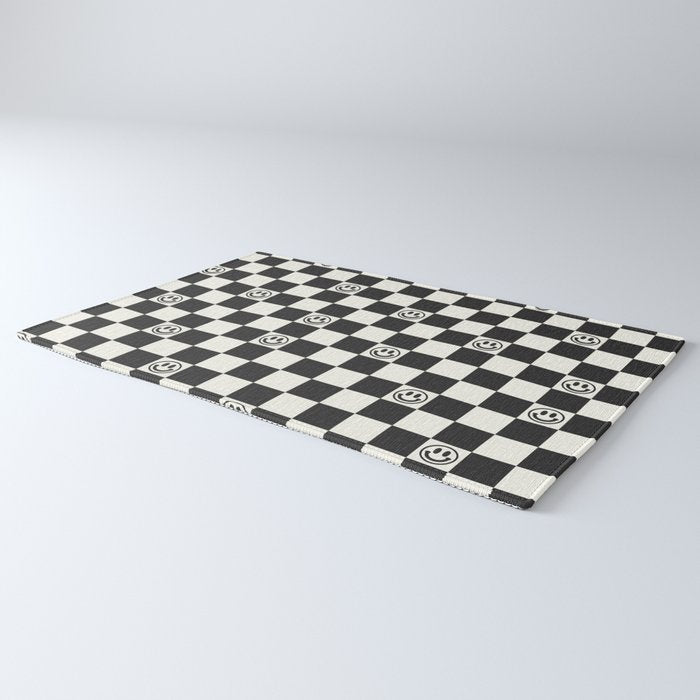Smiley Face & Checkerboard  Rug Gallery Image 3