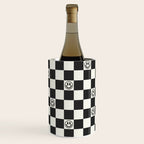 Smiley Face & Checkerboard  Wine Chiller Gallery Image 2