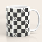 Smiley Face & Checkerboard  Coffee Mug Gallery Image 1