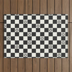 Smiley Face & Checkerboard  Outdoor Rug Gallery Image 1