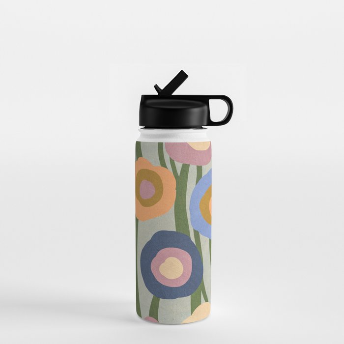 Evening flowers Water Bottle Gallery Image 1