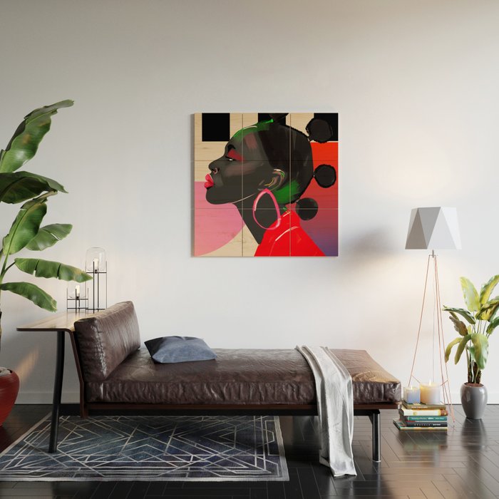 Girl Portrait 14 Wood Wall Art Gallery Image 2