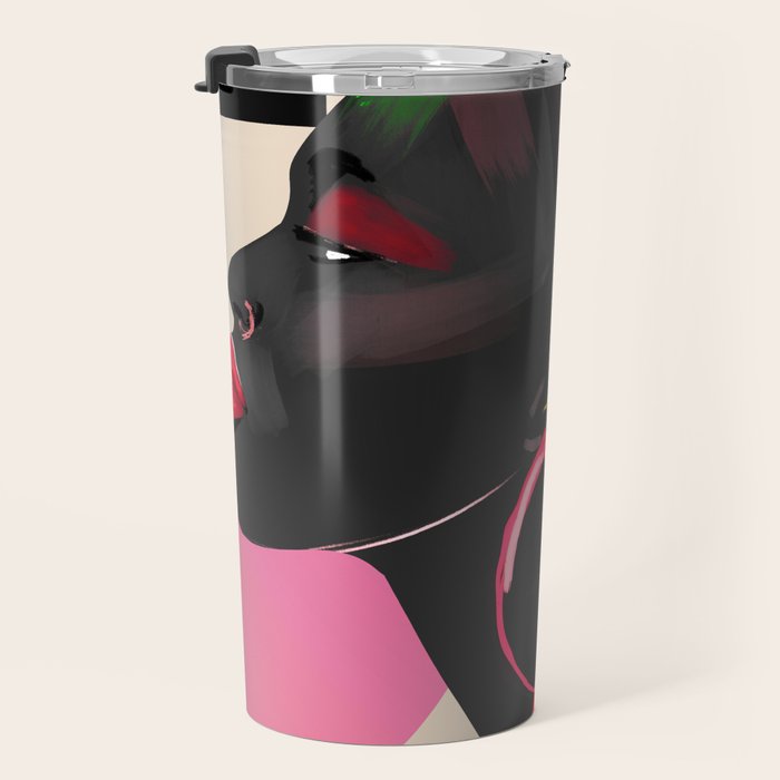 Girl Portrait 14 Travel Mug Gallery Image 3