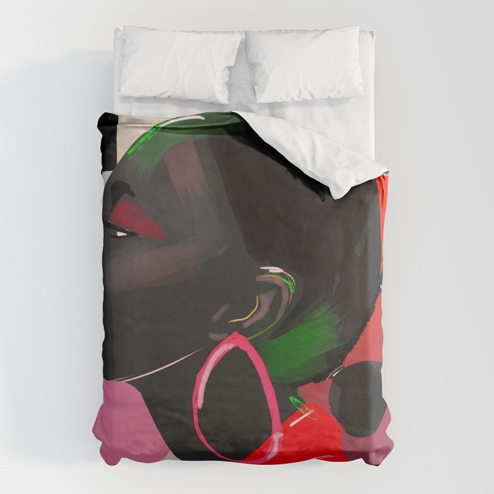 Girl Portrait 14 Duvet Cover Gallery Image 6