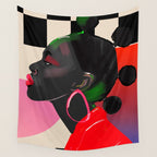 Girl Portrait 14 Wall Tapestry Gallery Image 4