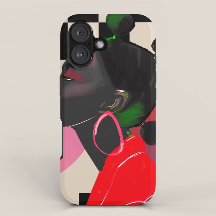 Girl Portrait 14 iPhone Case Gallery Image 1