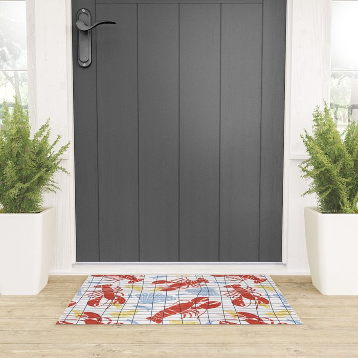 Fresh Catch Summer Lobster Welcome Mat Gallery Image 3