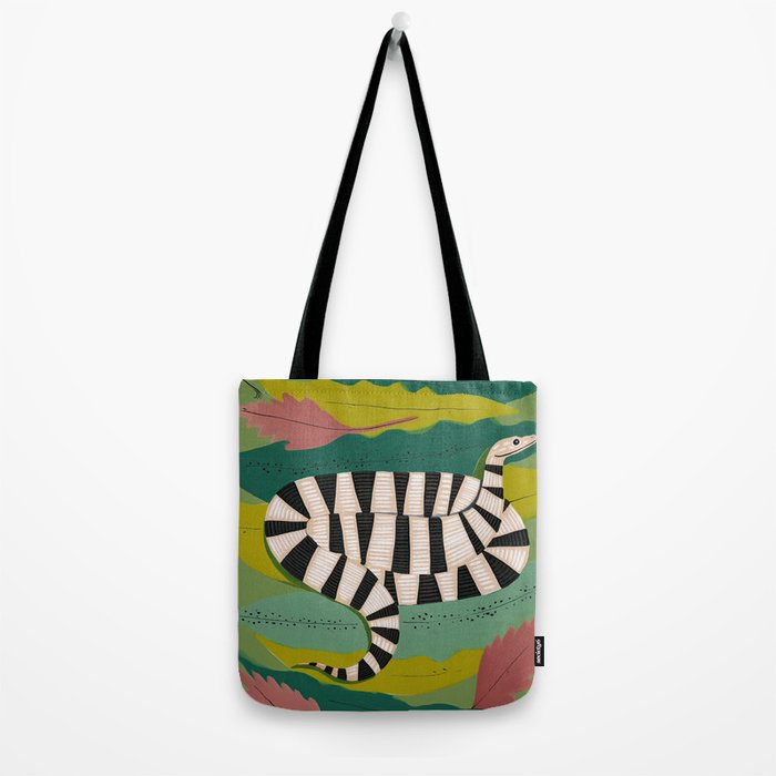 Striped Snake Tote Bag Gallery Image 2