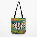 Striped Snake Tote Bag Gallery Image 2
