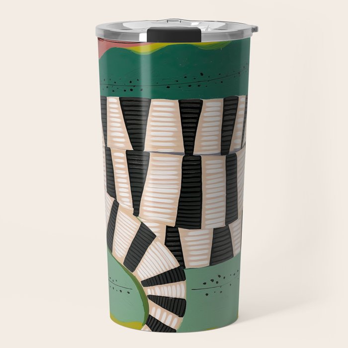 Striped Snake Travel Mug Gallery Image 1