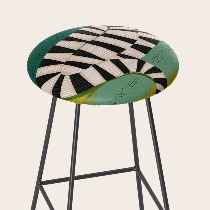 Striped Snake Stool Gallery Image 2