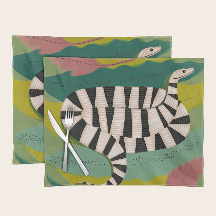 Striped Snake Placemat Gallery Image 1