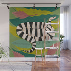 Striped Snake Wall Mural Gallery Image 1