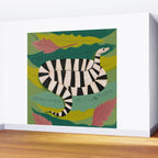Striped Snake Wall Mural Gallery Image 2