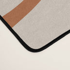 Modern Retro Liquid Swirl Abstract Pattern in Clay and Putty Desk Mat Gallery Image 4