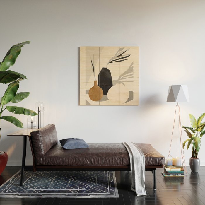 Vases2/2 Wood Wall Art Gallery Image 2