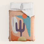 Tropical Cactus in full colour Comforter Gallery Image 6