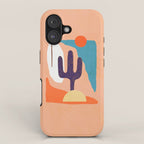 Tropical Cactus in full colour iPhone Case Gallery Image 1