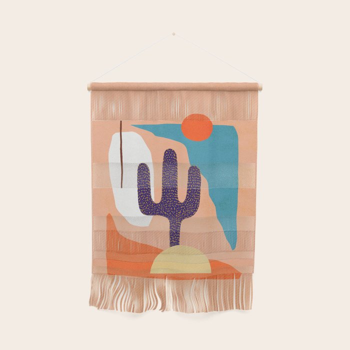 Tropical Cactus in full colour Wall Hanging Gallery Image 1