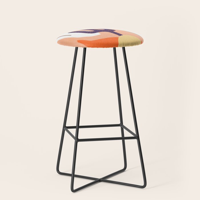 Tropical Cactus in full colour Stool Gallery Image 1