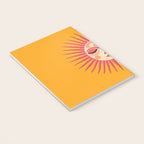 Warm Days And Whimsical Rays Sun Face Notebook Gallery Image 3